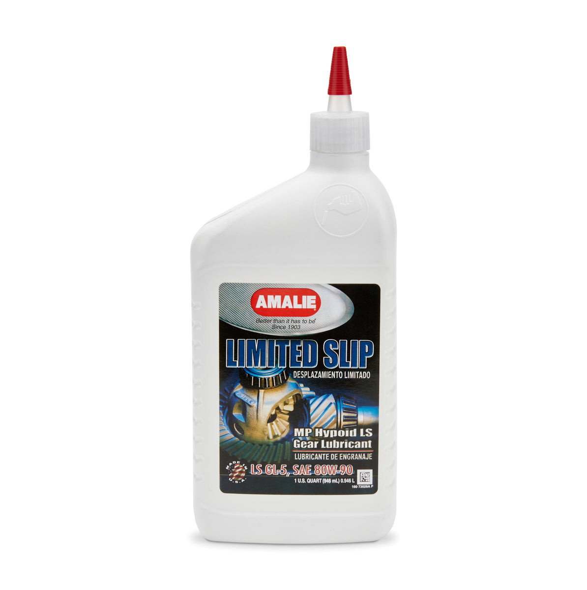 Amalie AMA73026-56 Limited Slip MP GL-5 80w 90 Gear Oil 1Qt Amalie AMA73026-56