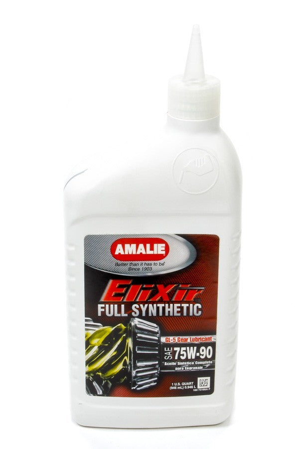 Amalie AMA73166-56 Elixir Full Syn GL-5 75w 90 Gear Oil 1Qt Amalie AMA73166-56