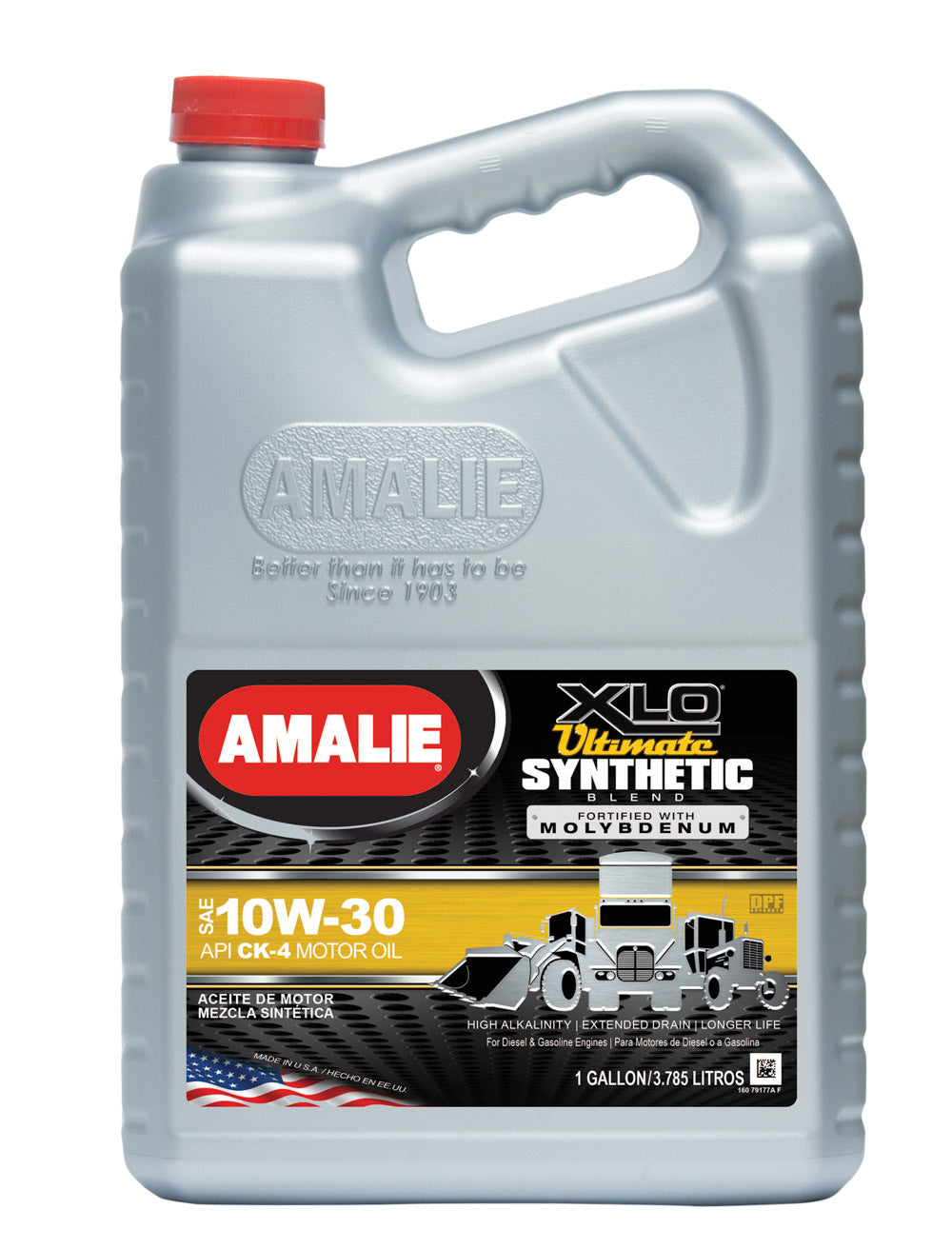 Amalie AMA79177-36 XLO Ultimate Synthetic Blend 10w30 Case 1 Gal Amalie AMA79177-36