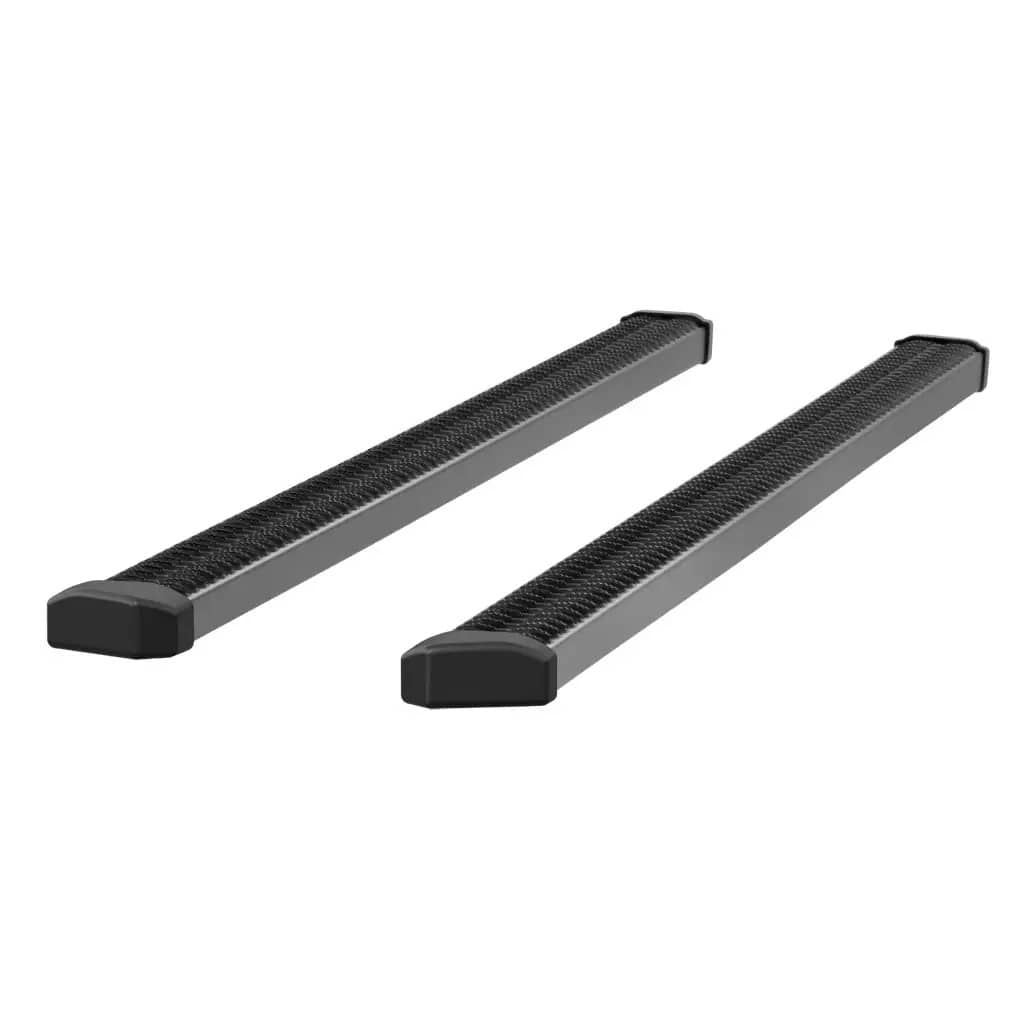 ARIES 216088 SLIMGRIP 5" X 88" BLACK ALUMINUM RUNNING BOARDS (NO BRACKETS) ARIES 216088