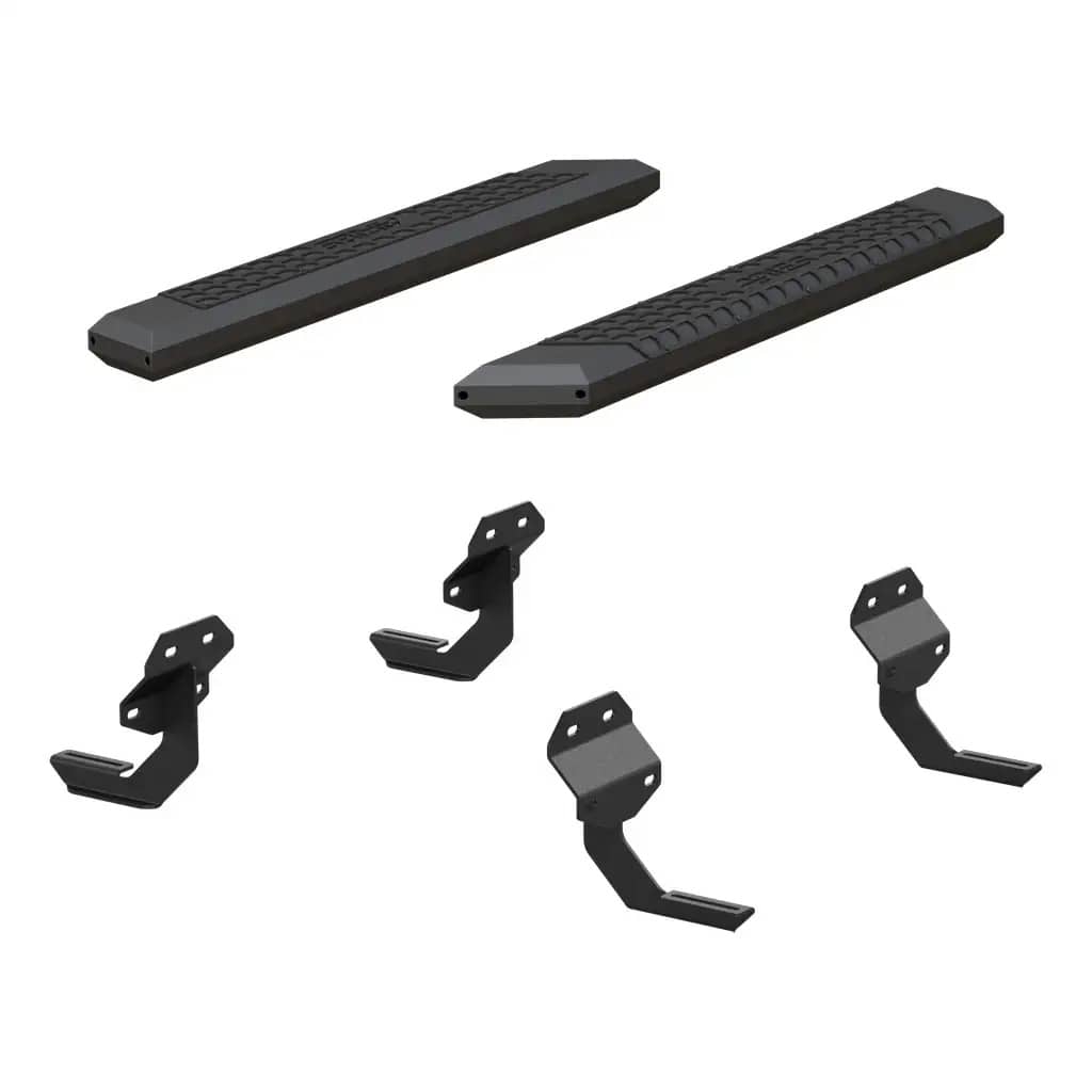 ARIES 2556011 BLACK AVANTEDGE SIDE BARS 15-25 F150/17-26 S/DUTY REGULAR CAB ARIES 2556011