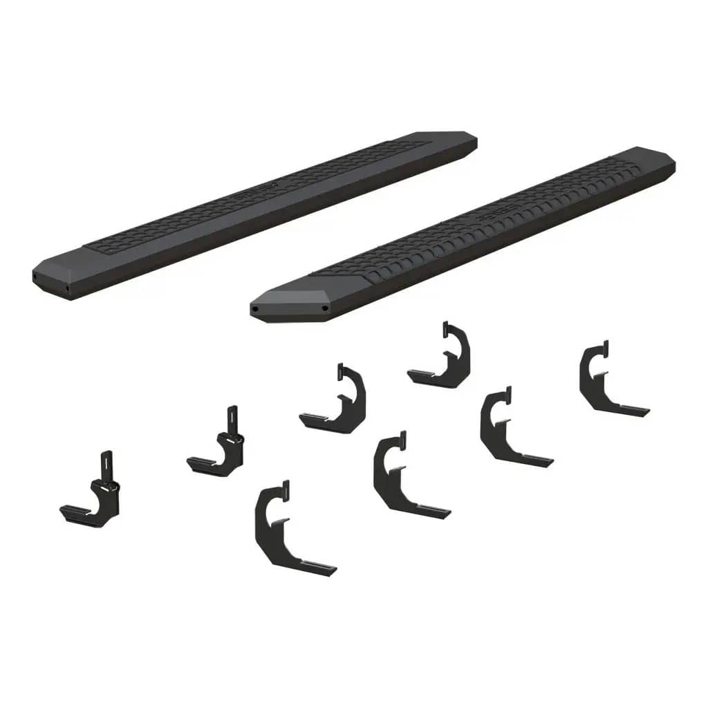 ARIES 2556021 BLACK AVANTEDGE SIDE BARS 07-19 GM HD DIESEL EXTENDED CAB ARIES 2556021