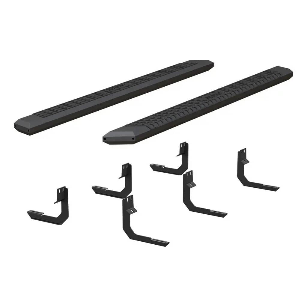 ARIES 2556042 BLACK AVANTEDGE SIDE BARS 04-24 TITAN/16-24 TITAN XD CREW CAB ARIES 2556042
