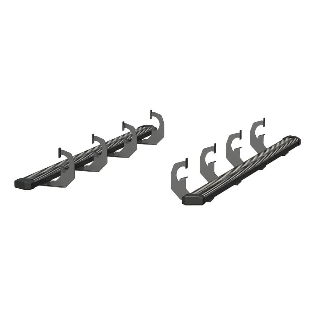 ARIES 2559002 BLACK SLIMGRIP SIDE BARS 07-18 GM 1500/07-19 HD GAS EXT.CAB/05-20 TAH/YUK ARIES 2559002
