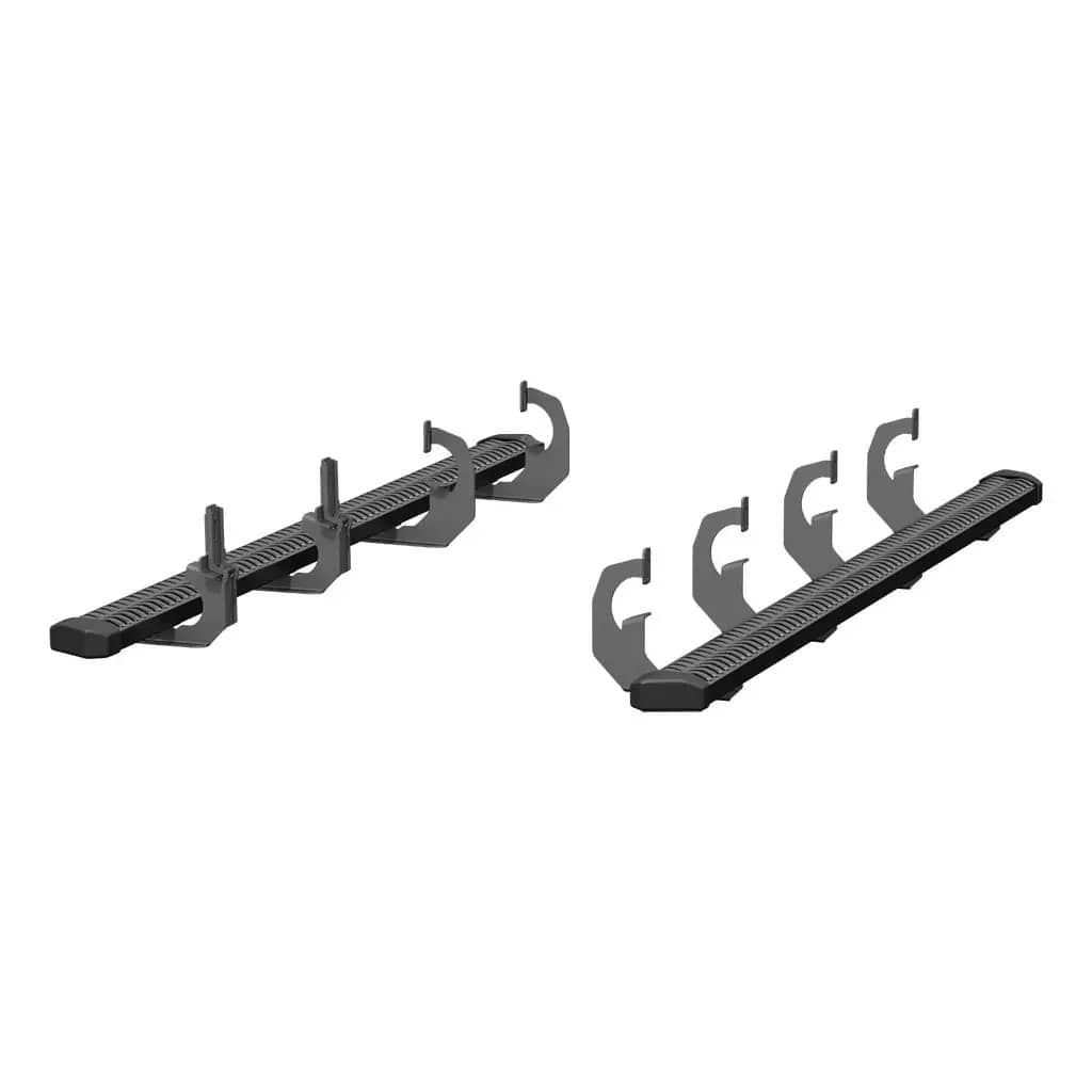 ARIES 2559021 BLACK SLIMGRIP SIDE BARS 07-19 GM HD DIESEL EXTENDED CAB ARIES 2559021