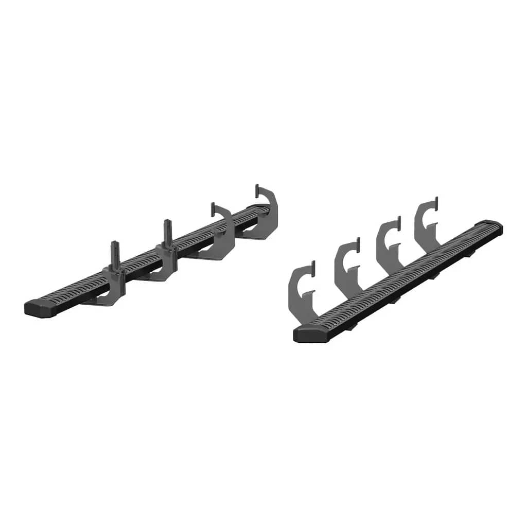 ARIES 2559046 BLACK SLIMGRIP SIDE BARS 07-19 GM HD DIESEL CREW CAB ARIES 2559046