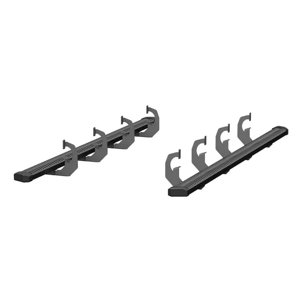 ARIES 2559047 BLACK SLIMGRIP SIDE BARS 07-18 GM 1500/07-19 HD GAS CREW/15-50 SUB/YUK XL ARIES 2559047