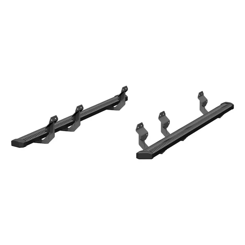 ARIES 2559048 BLACK SLIMGRIP SIDE BARS 15-25 F150/17-26 S/DUTY CREW CAB ARIES 2559048
