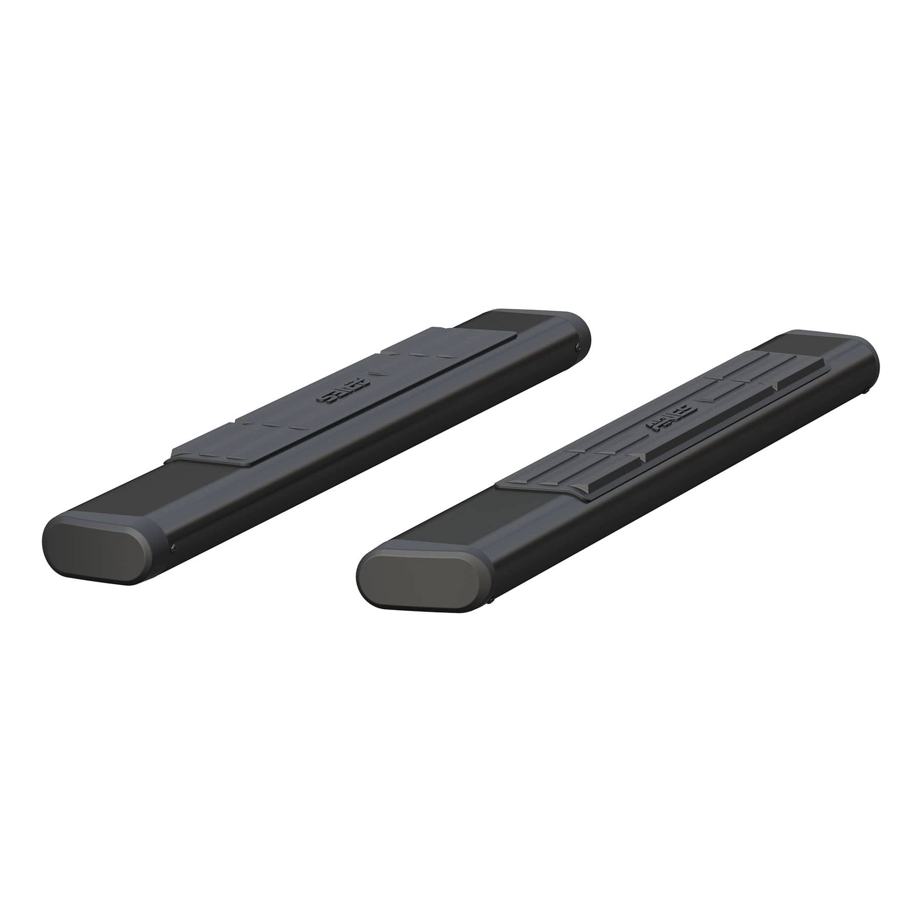 ARIES B2853 6" X 53" BLACK ALUMINUM OVAL SIDE BARS ( NO BRACKETS) ARIES B2853