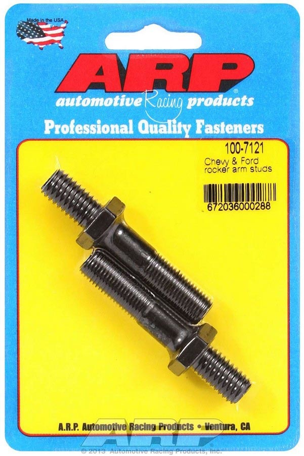 Auto Racing Products 100-7121 Chevy/Ford Rocker Arm Stud Kit (2) Auto Racing Products 100-7121
