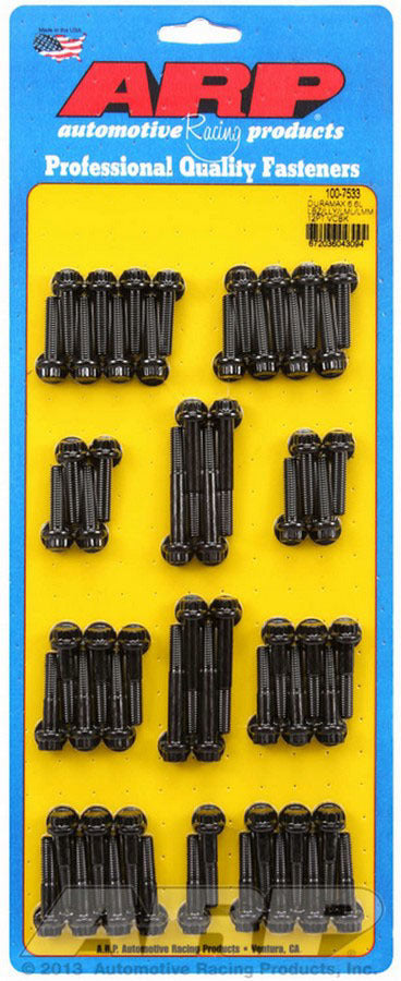 Auto Racing Products 100-7533 Valve Cover Bolt Kit 12pt - Duramax 6.6L Auto Racing Products 100-7533