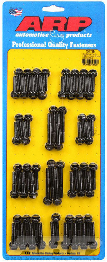 Auto Racing Products 100-7534 Valve Cover Bolt Kit 6pt - Duramax 6.6L Auto Racing Products 100-7534