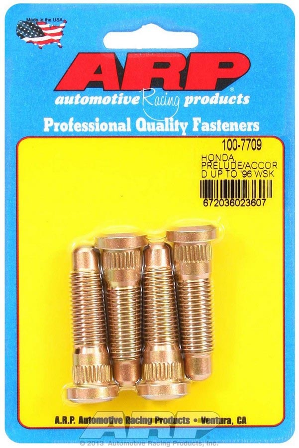 Auto Racing Products 100-7709 Wheel Stud Kit - M12x1.5 1.850/.485 Knurl Auto Racing Products 100-7709