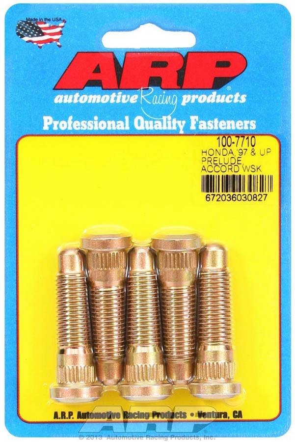 Auto Racing Products 100-7710 Wheel Stud Kit - M12x1.5 1.850/.485 Knurl Auto Racing Products 100-7710