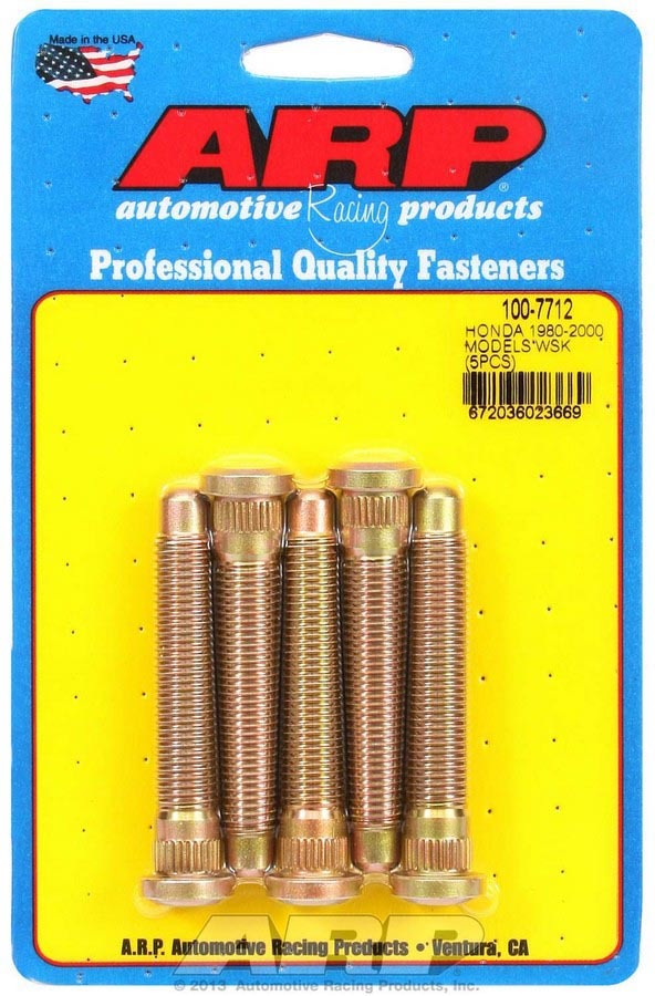 Auto Racing Products 100-7712 Wheel Stud Kit - M12x1.5 2.850/.485 Knurl Auto Racing Products 100-7712