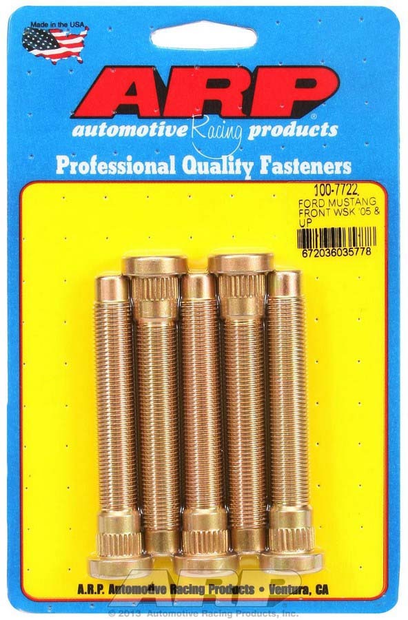 Auto Racing Products 100-7722 Wheel Stud Kit - 05-09 Mustang Front Auto Racing Products 100-7722