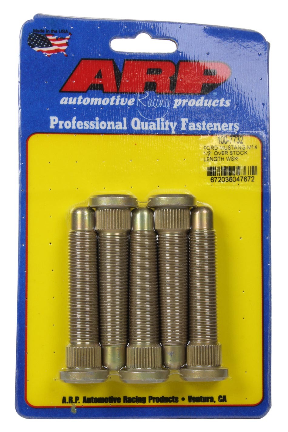 Auto Racing Products 100-7732 14mm Wheel Stud Kit 5pk 15-Up Mustang Auto Racing Products 100-7732