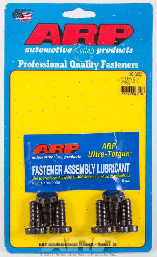 Auto Racing Products 102-2802 Nissan Flywheel Bolt Kit 2.4L KA24 4-Cylinder Auto Racing Products 102-2802