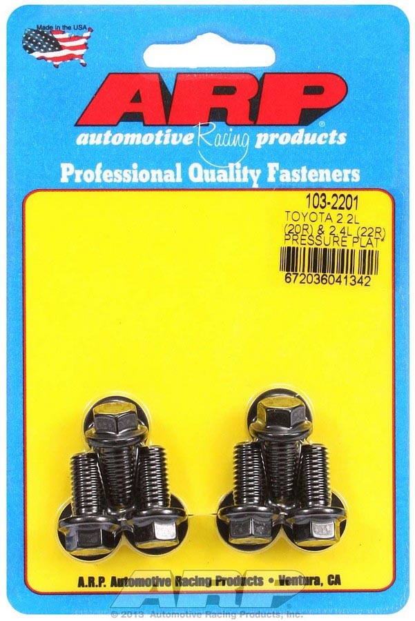 Auto Racing Products 103-2201 Pressure Plate Bolt Kit Toyota 2.2L 20R/2.4L 22R Auto Racing Products 103-2201