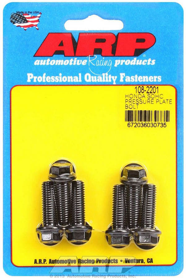 Auto Racing Products 108-2201 Pressure Plate Bolt Kit - Honda SOHC Auto Racing Products 108-2201
