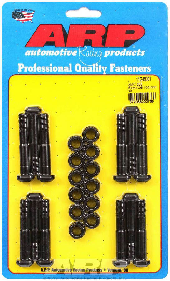 Auto Racing Products 112-6001 AMC Rod Bolt Kit - Fits 258 Auto Racing Products 112-6001