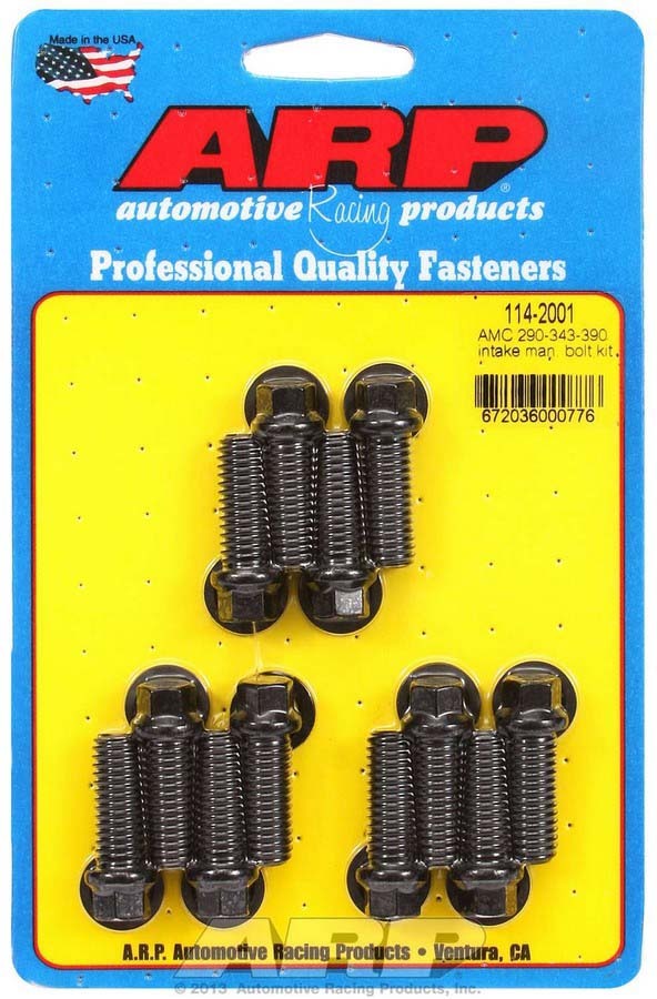 Auto Racing Products 114-2001 AMC Intake Bolt Kit 6pt. Auto Racing Products 114-2001