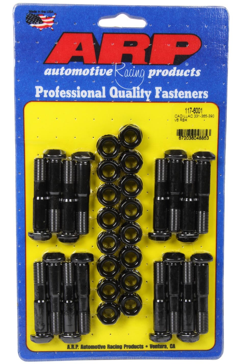 Auto Racing Products 117-6001 Rod Bolt Kit Cadillac V8 331/365/390 Auto Racing Products 117-6001