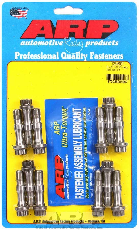 Auto Racing Products 123-6001 Buick Rod Bolt Kit - 90 Deg. 1.500 UHL Auto Racing Products 123-6001