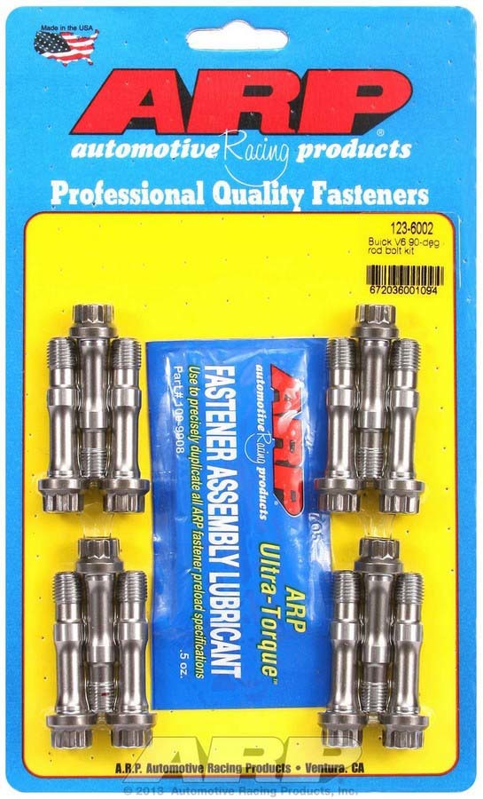 Auto Racing Products 123-6002 Buick Rod Bolt Kit - 90 Deg. 1.700 UHL Auto Racing Products 123-6002