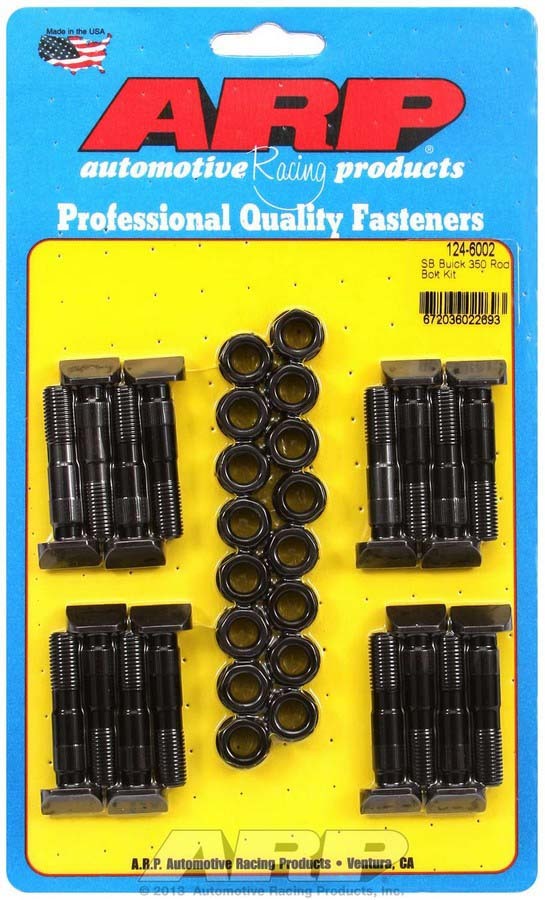 Auto Racing Products 124-6002 Buick Rod Bolt Kit - Fits 350 Auto Racing Products 124-6002