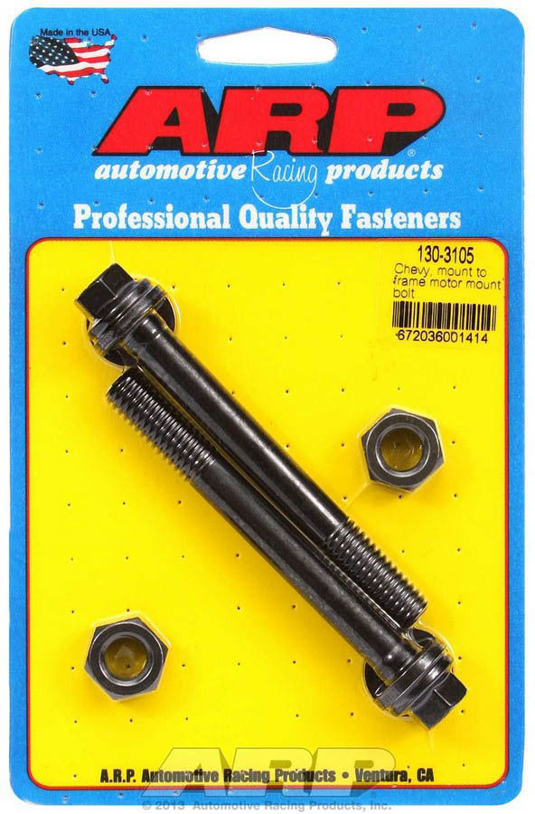 Auto Racing Products 130-3105 Chevy V8 Motor Mount to Frame Bolt Kit - 6pt. Auto Racing Products 130-3105
