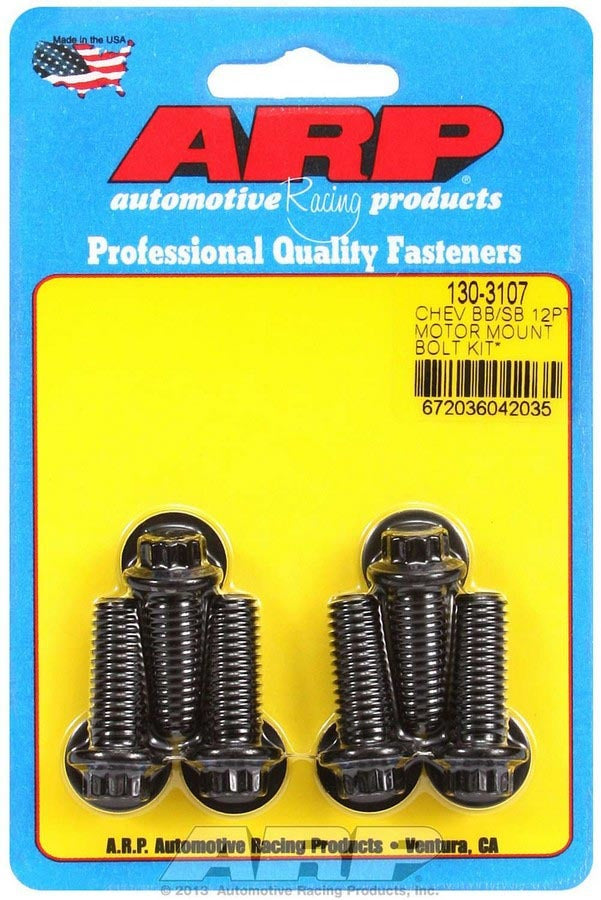 Auto Racing Products 130-3107 Motor Mount Bolt Kit 12pt. Chevy Auto Racing Products 130-3107