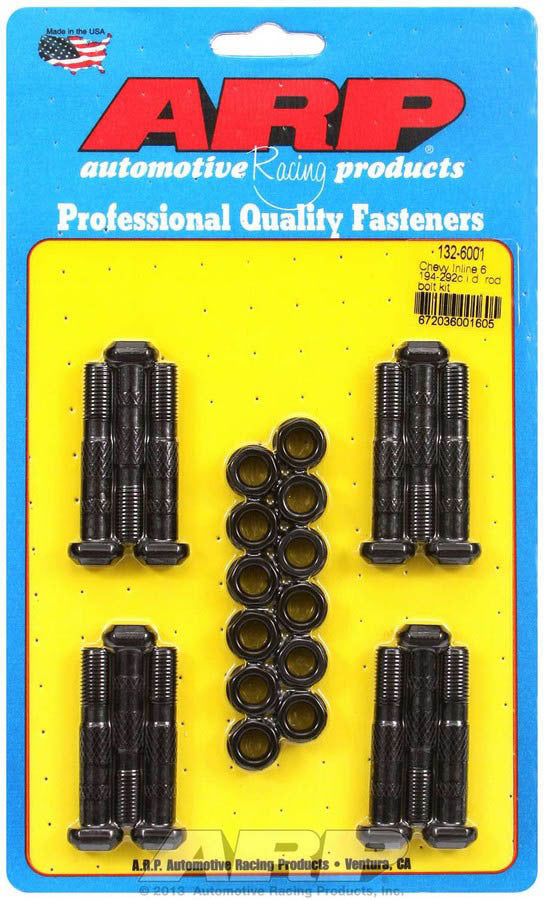 Auto Racing Products 132-6001 Chevy Rod Bolt Kit - Inline 6 Auto Racing Products 132-6001