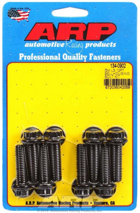 Auto Racing Products 134-0902 Bellhousing Bolt Kit - 12pt. GM LS Auto Racing Products 134-0902