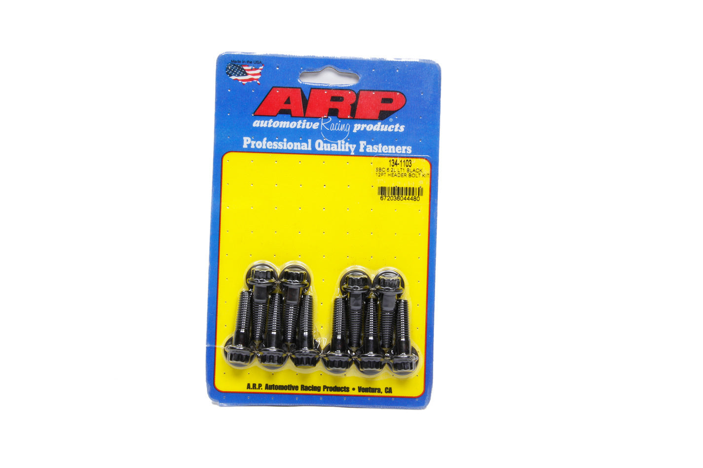 Auto Racing Products 134-1103 Header Bolt Kit - GM LT1 6.2L 12pt Auto Racing Products 134-1103