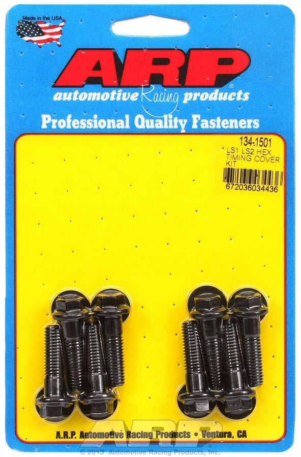Auto Racing Products 134-1501 Timing Cover Bolt Kit - 6pt. LS1/LS2 Auto Racing Products 134-1501