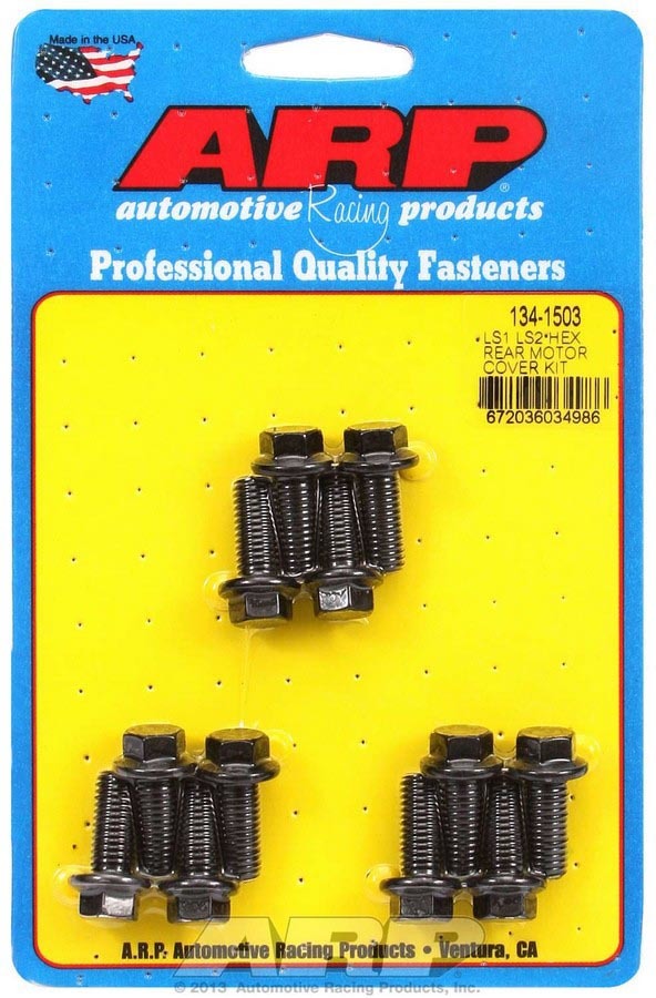 Auto Racing Products 134-1503 Rear Motor Cover Bolt Kit - 6pt. LS1/LS2 Auto Racing Products 134-1503