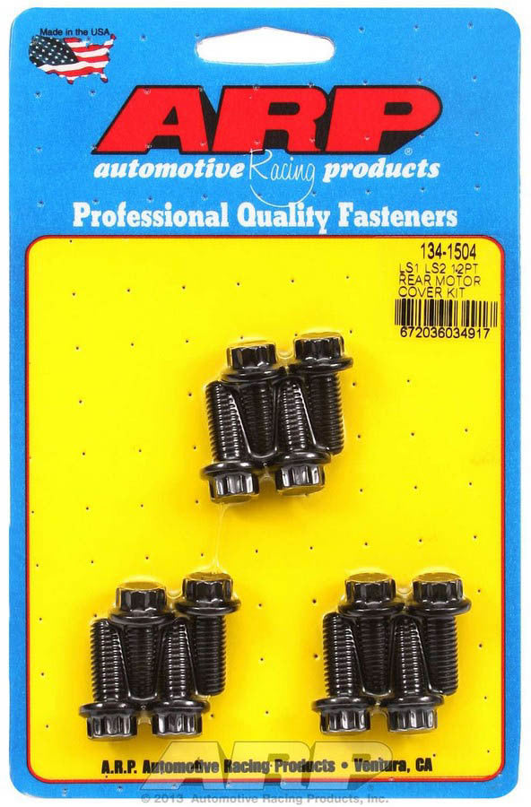 Auto Racing Products 134-1504 Rear Motor Cover Bolt Kit - 12pt. LS1/LS2 Auto Racing Products 134-1504