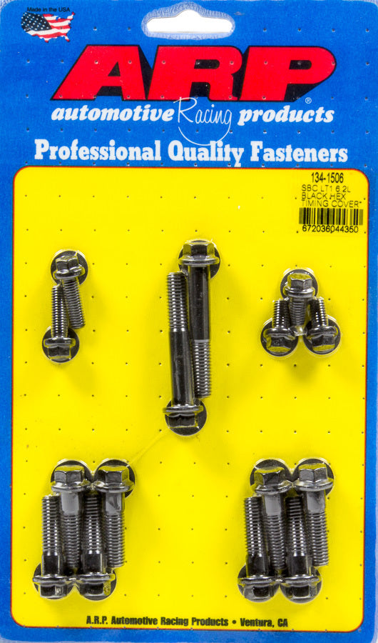 Auto Racing Products 134-1506 Timing Cover Bolt Kit GM LT1 6.2L 6pt Auto Racing Products 134-1506