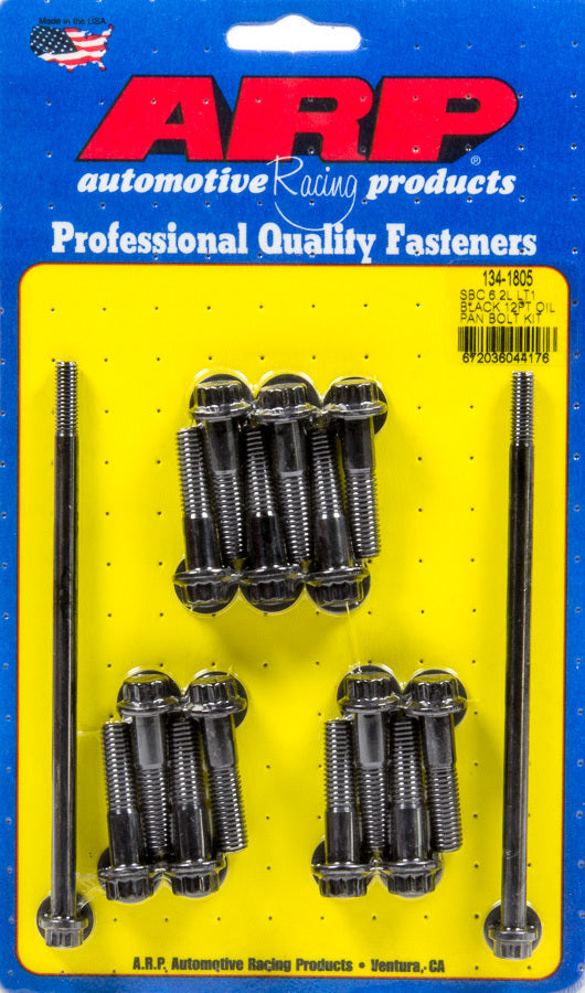 Auto Racing Products 134-1805 Oil Pan Bolt Kit - GM LT1 6.2L 12pt Auto Racing Products 134-1805