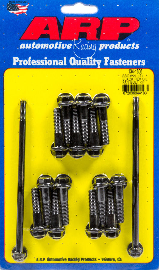 Auto Racing Products 134-1806 Oil Pan Bolt Kit - GM LT1 6.2L 6pt Auto Racing Products 134-1806