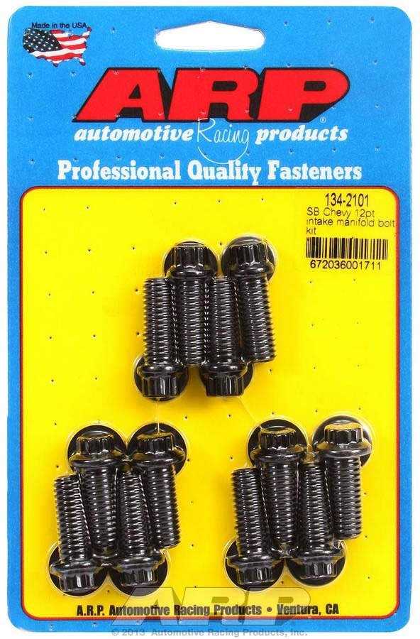 Auto Racing Products 134-2101 SBC Intake Bolt Kit Auto Racing Products 134-2101