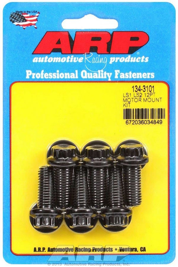 Auto Racing Products 134-3101 Motor Mount Bolt Kit 12pt. LS1/LS2 Auto Racing Products 134-3101