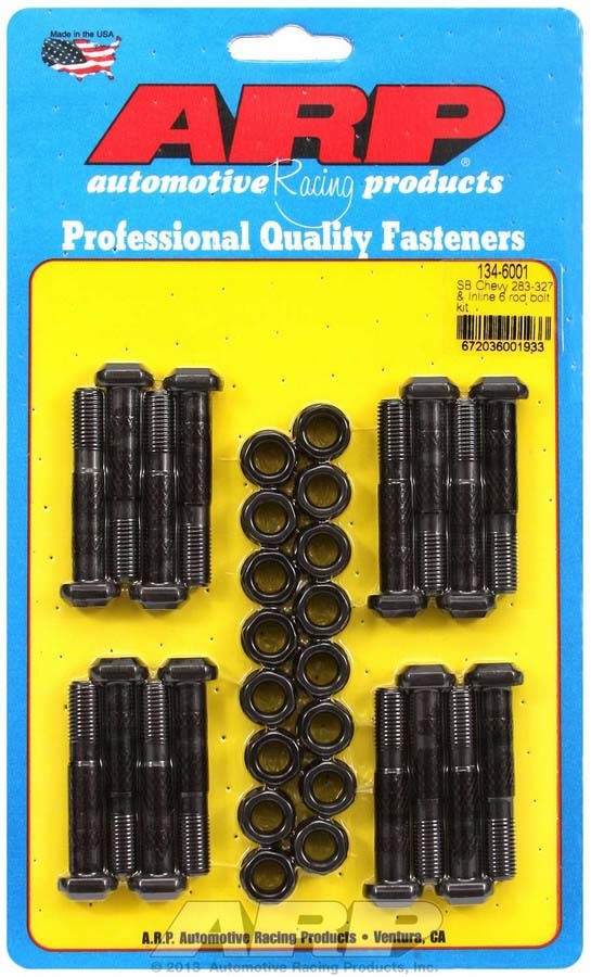 Auto Racing Products 134-6001 SBC Rod Bolt Kit - Fits 283-327 S/J Engines Auto Racing Products 134-6001
