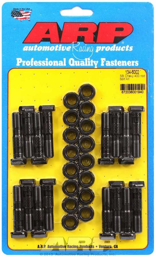 Auto Racing Products 134-6002 SBC Rod Bolt Kit - Fits 400 Auto Racing Products 134-6002