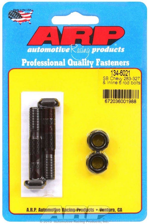 Auto Racing Products 134-6021 SBC Rod Bolt Kit - Fits 283-327 S/J (2-Pack) Auto Racing Products 134-6021