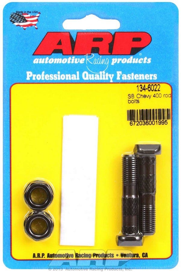 Auto Racing Products 134-6022 SBC Rod Bolt Kit - Fits 400 (2-Pack) Auto Racing Products 134-6022