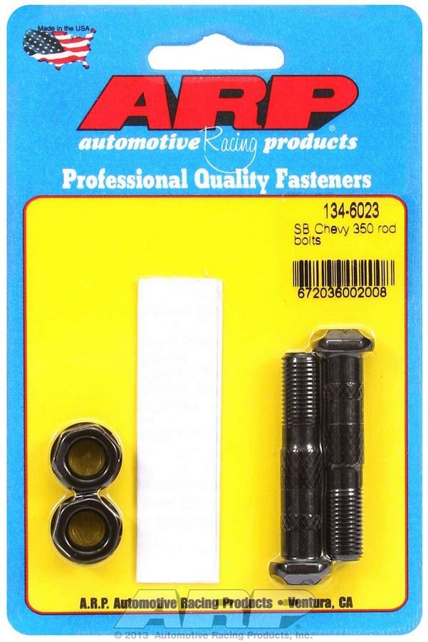 Auto Racing Products 134-6023 SBC Rod Bolt Kit - Fits 305/307/350 L/J (2-Pack) Auto Racing Products 134-6023