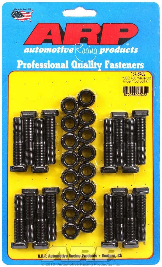 Auto Racing Products 134-6402 SBC Rod Bolt Kit - Fits 400 Auto Racing Products 134-6402