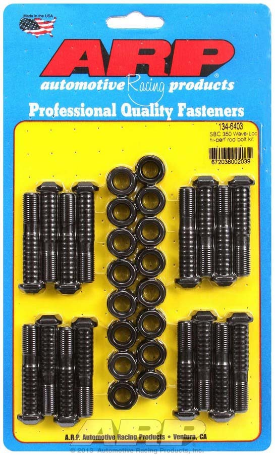 Auto Racing Products 134-6403 SBC Rod Bolt Kit - Fits 305/307/350 L/J Engines Auto Racing Products 134-6403
